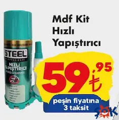 MDF KİT HIZLI YAPIŞTIRICI MDF KİT HIZLI YAPIŞTIRICI